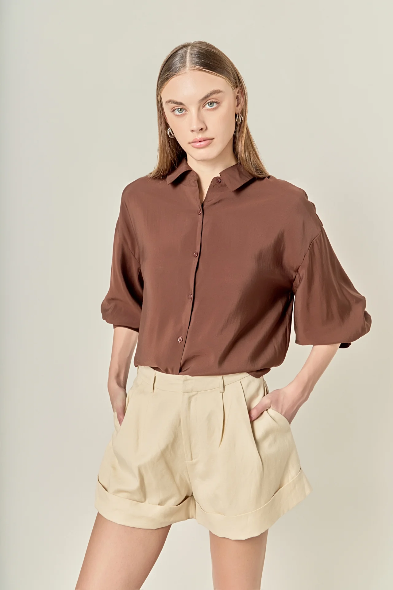 Balloon Sleeve Blouse - Image 11
