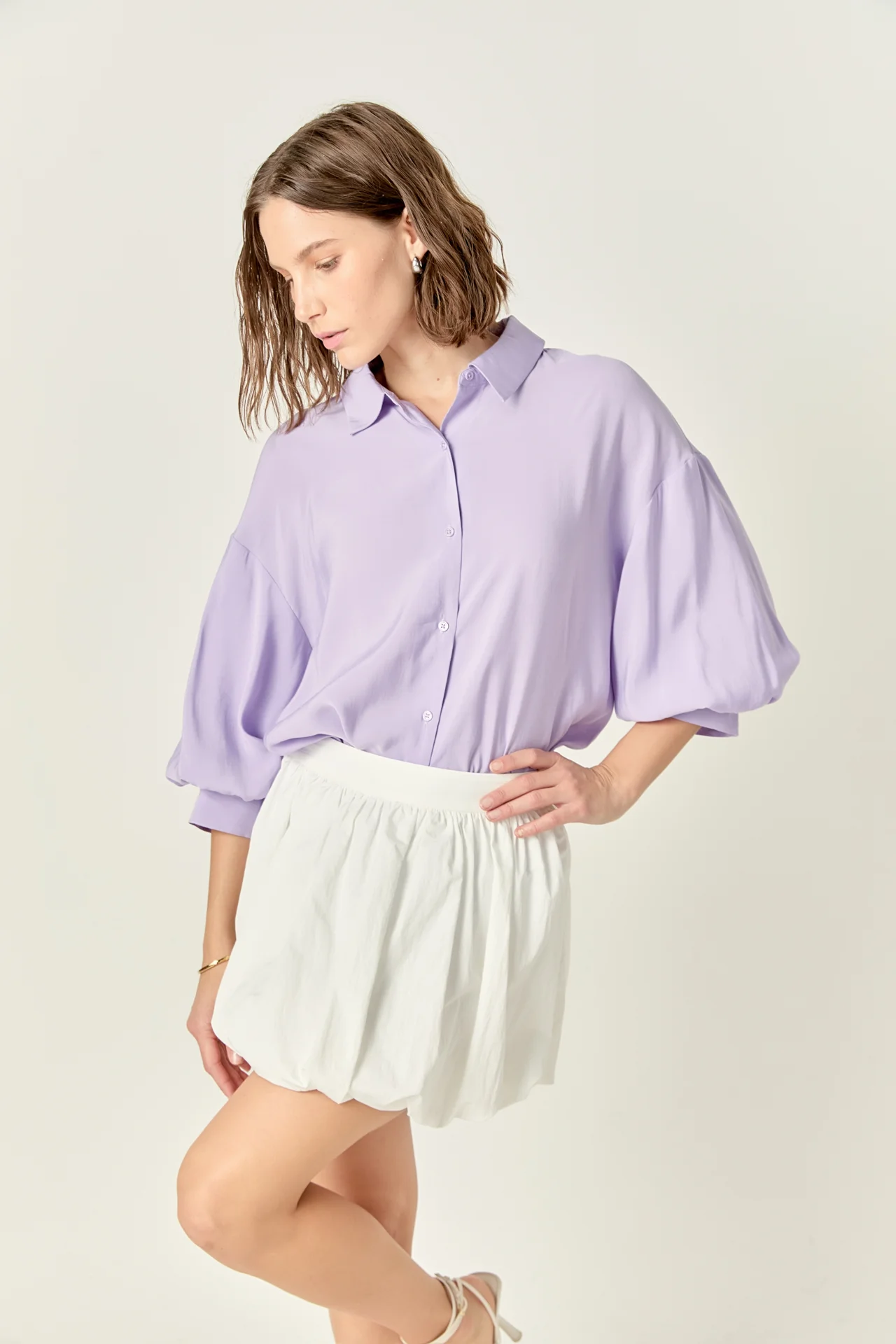 Balloon Sleeve Blouse - Image 27