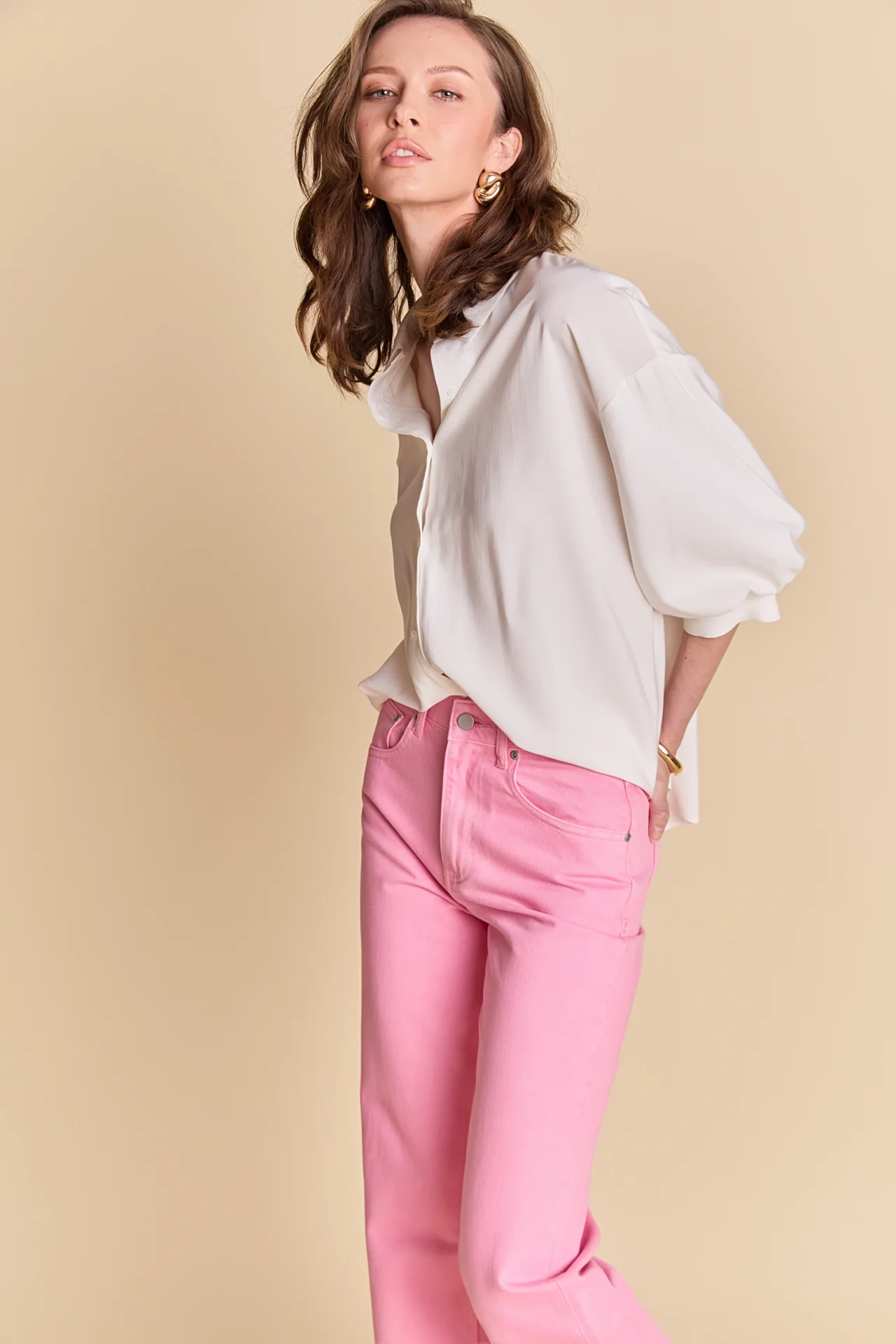 Balloon Sleeve Blouse - Image 32