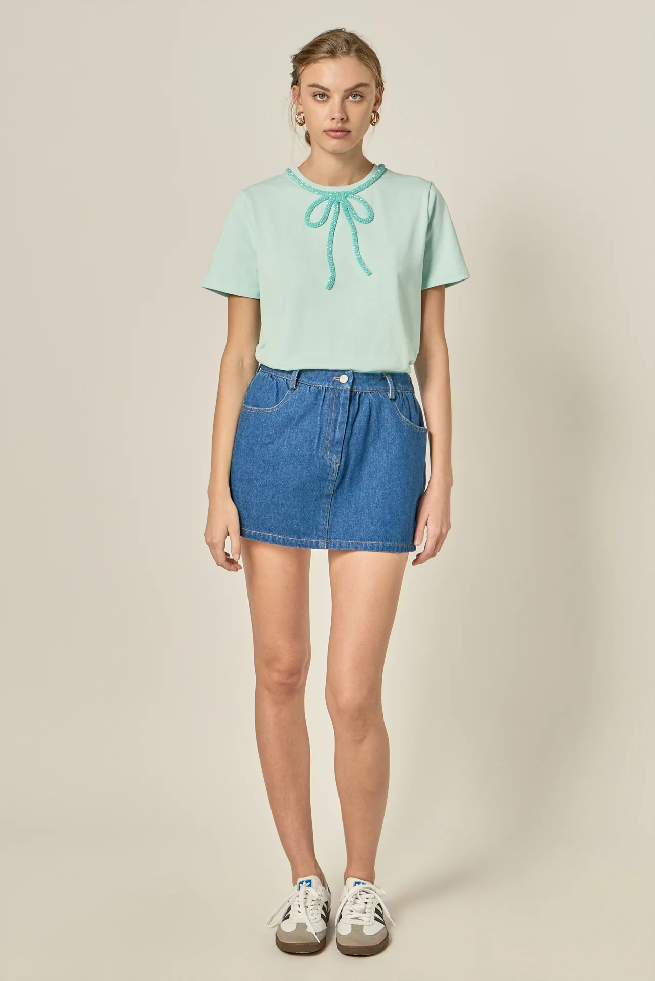 Beaded Bow Tee - Image 12