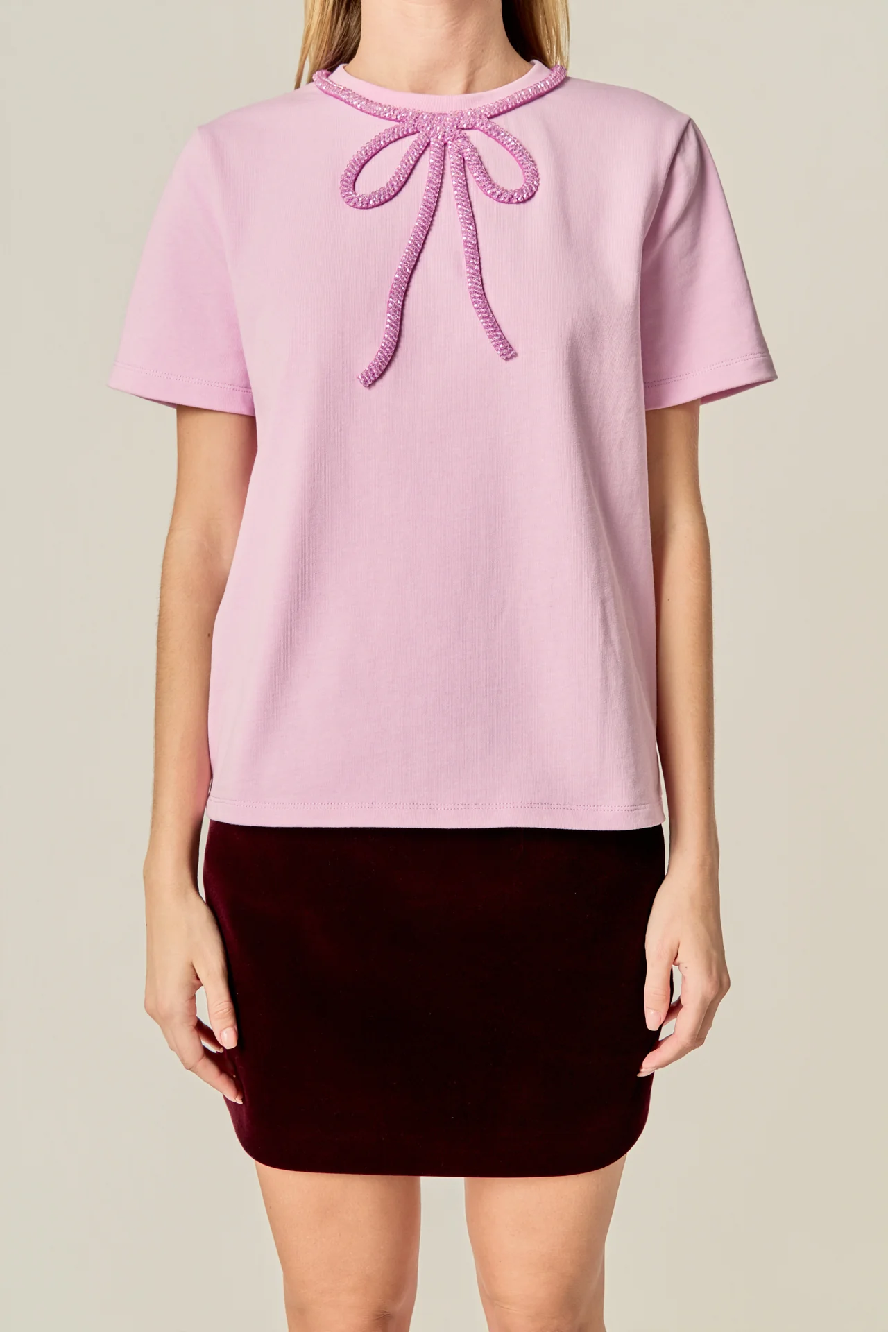 Beaded Bow Tee - Image 18
