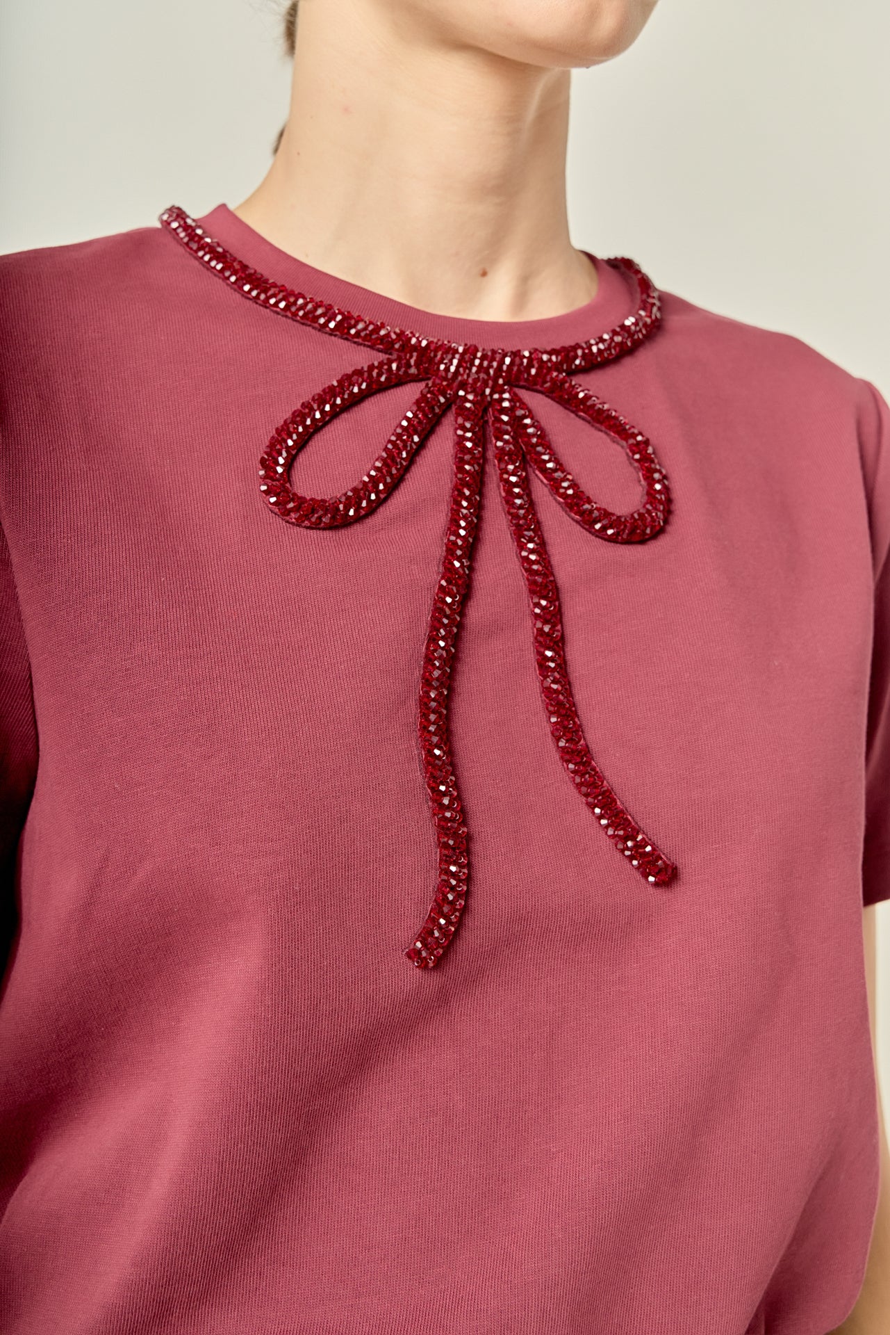 Beaded Bow Tee - Image 25