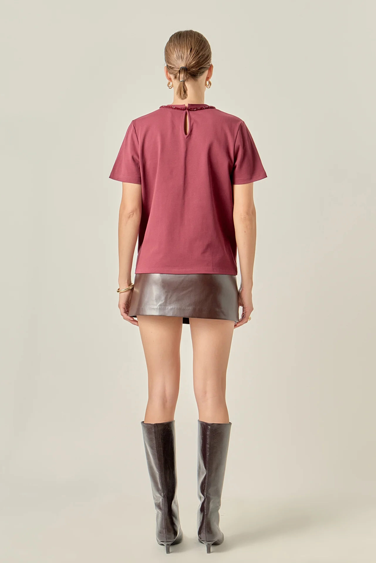Beaded Bow Tee - Image 27