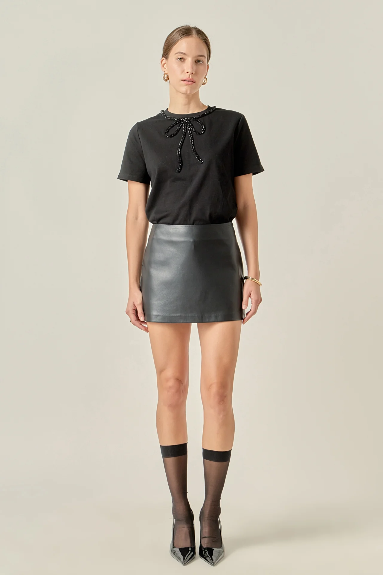 Beaded Bow Tee - Image 30