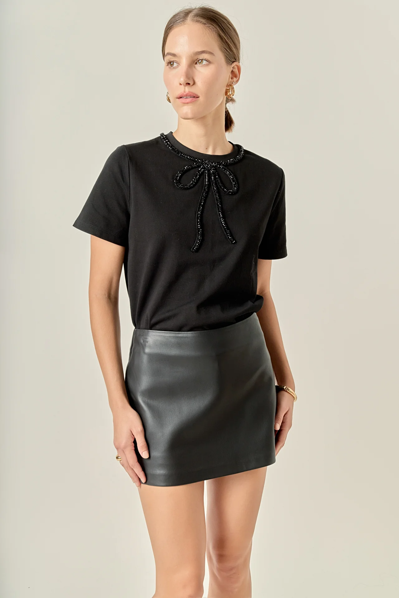 Beaded Bow Tee - Image 34