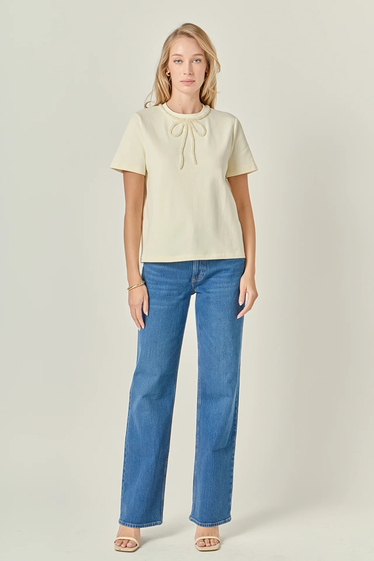 Beaded Bow Tee - Image 35