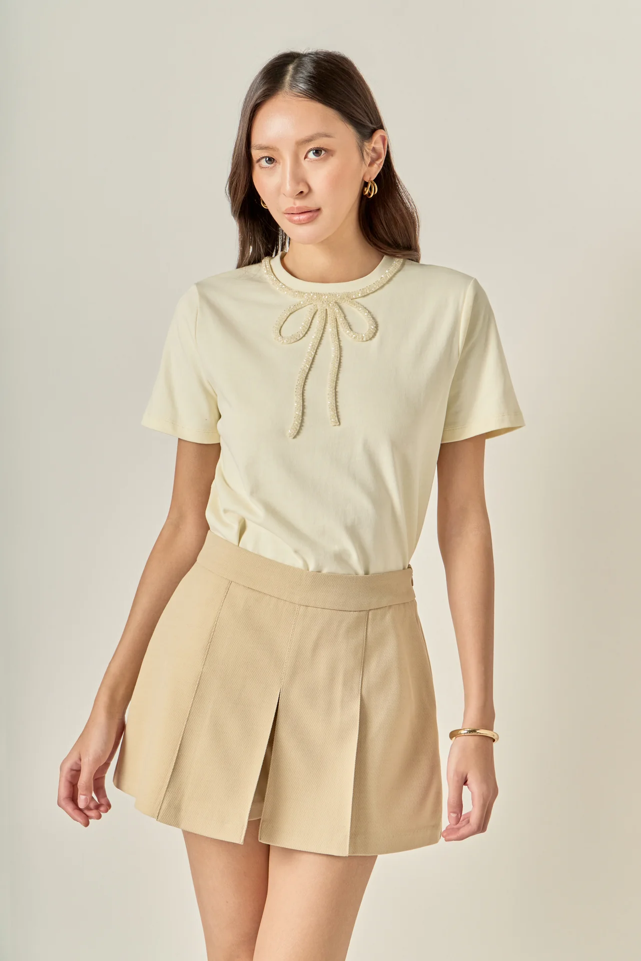 Beaded Bow Tee - Image 5