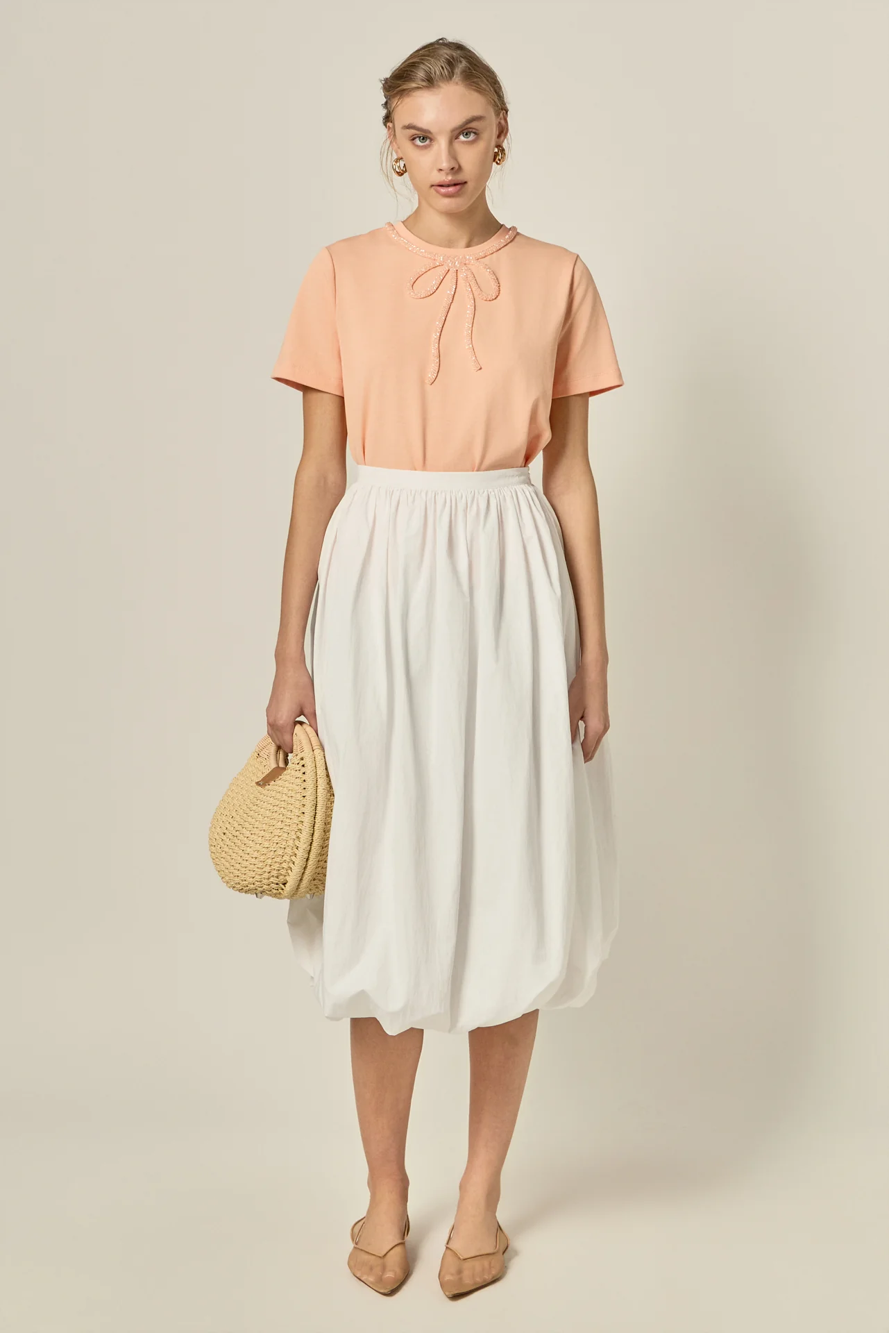 Beaded Bow Tee - Image 6
