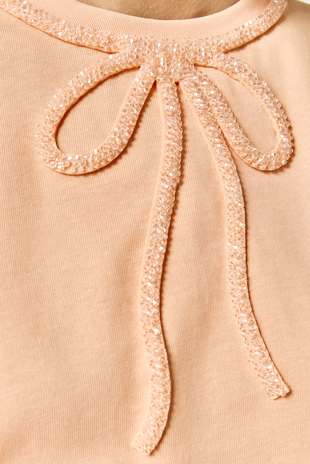 Beaded Bow Tee - Image 8