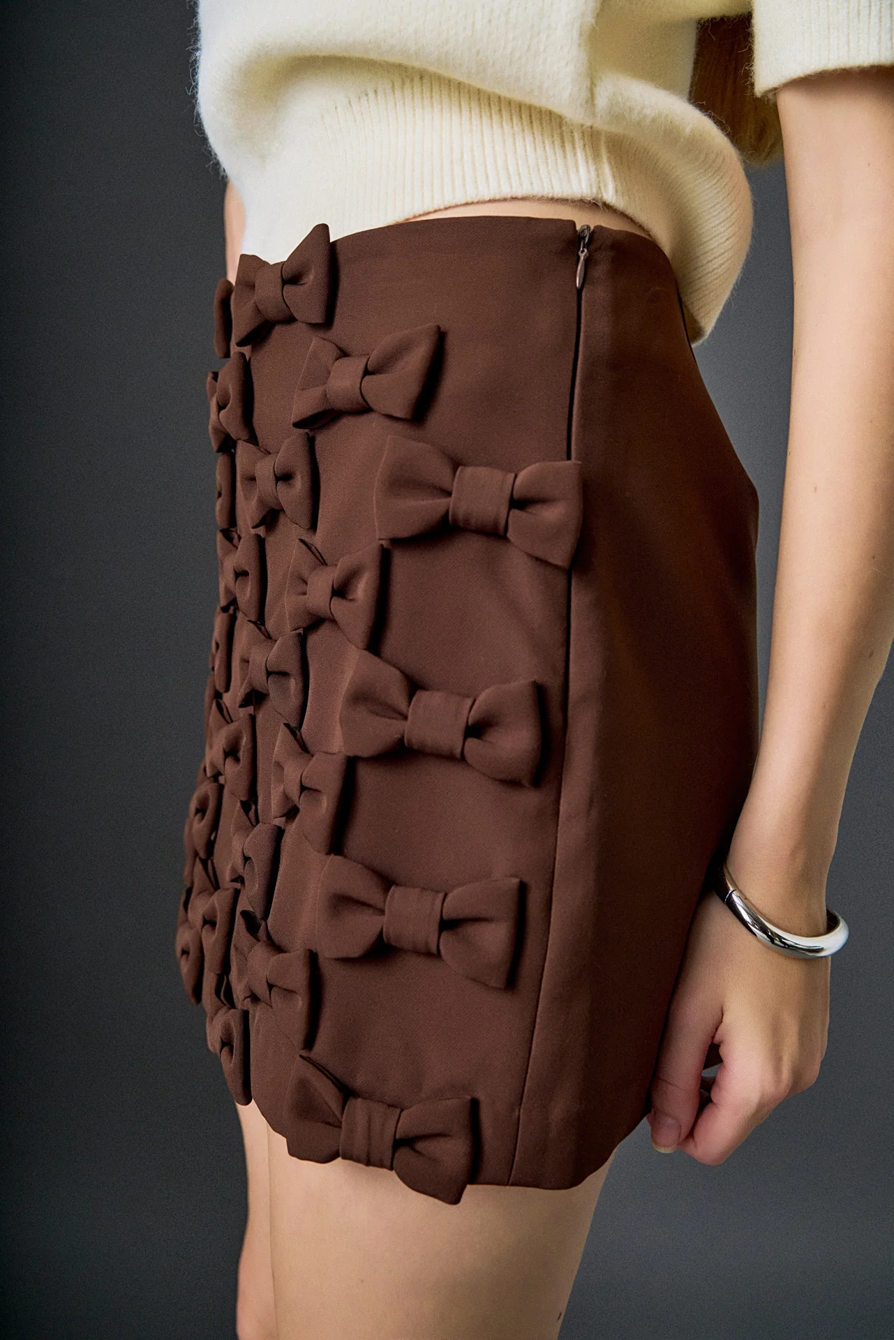 Mila Bow Detailed Skort - Image 2