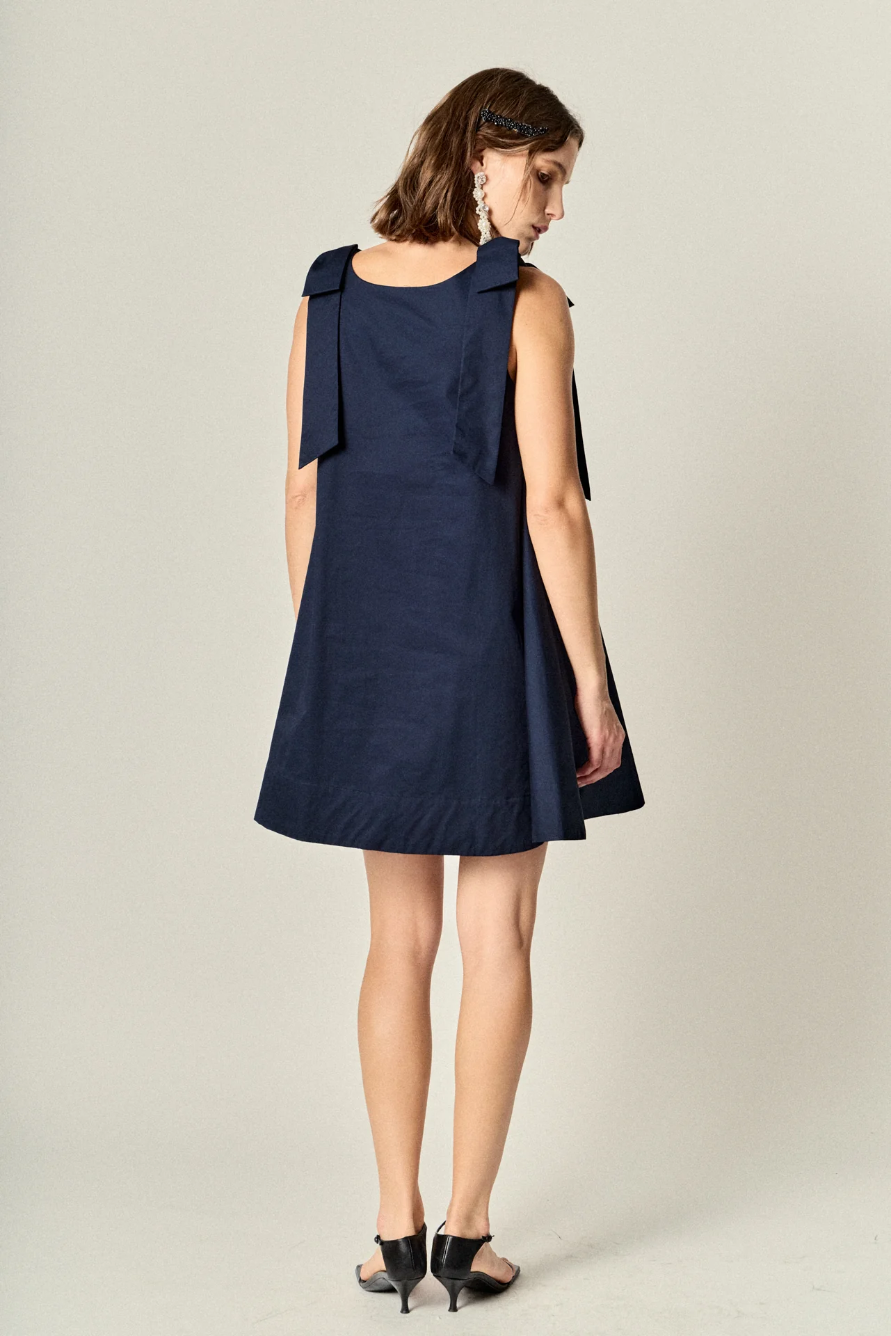 Femme Bow Detail Mini Dress - Image 12