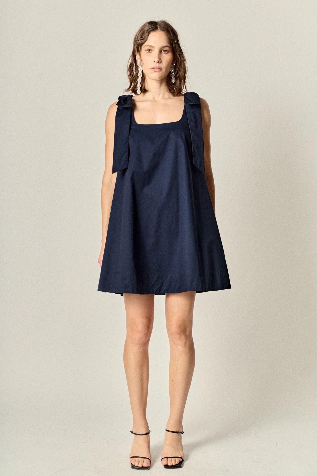 Femme Bow Detail Mini Dress - Image 9