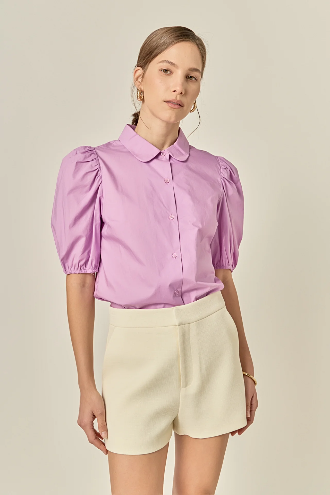Peter Pan Collar Shirt - Image 5