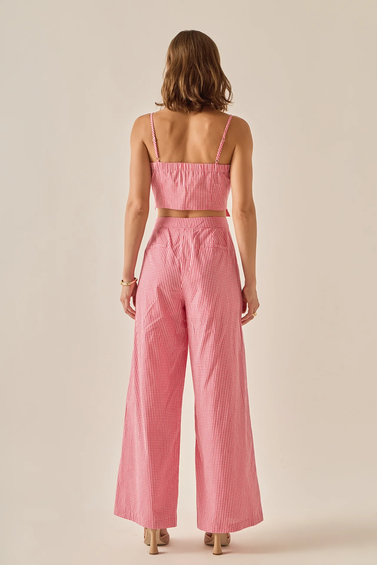 Gingham Culotte Breeze Pants - Image 10
