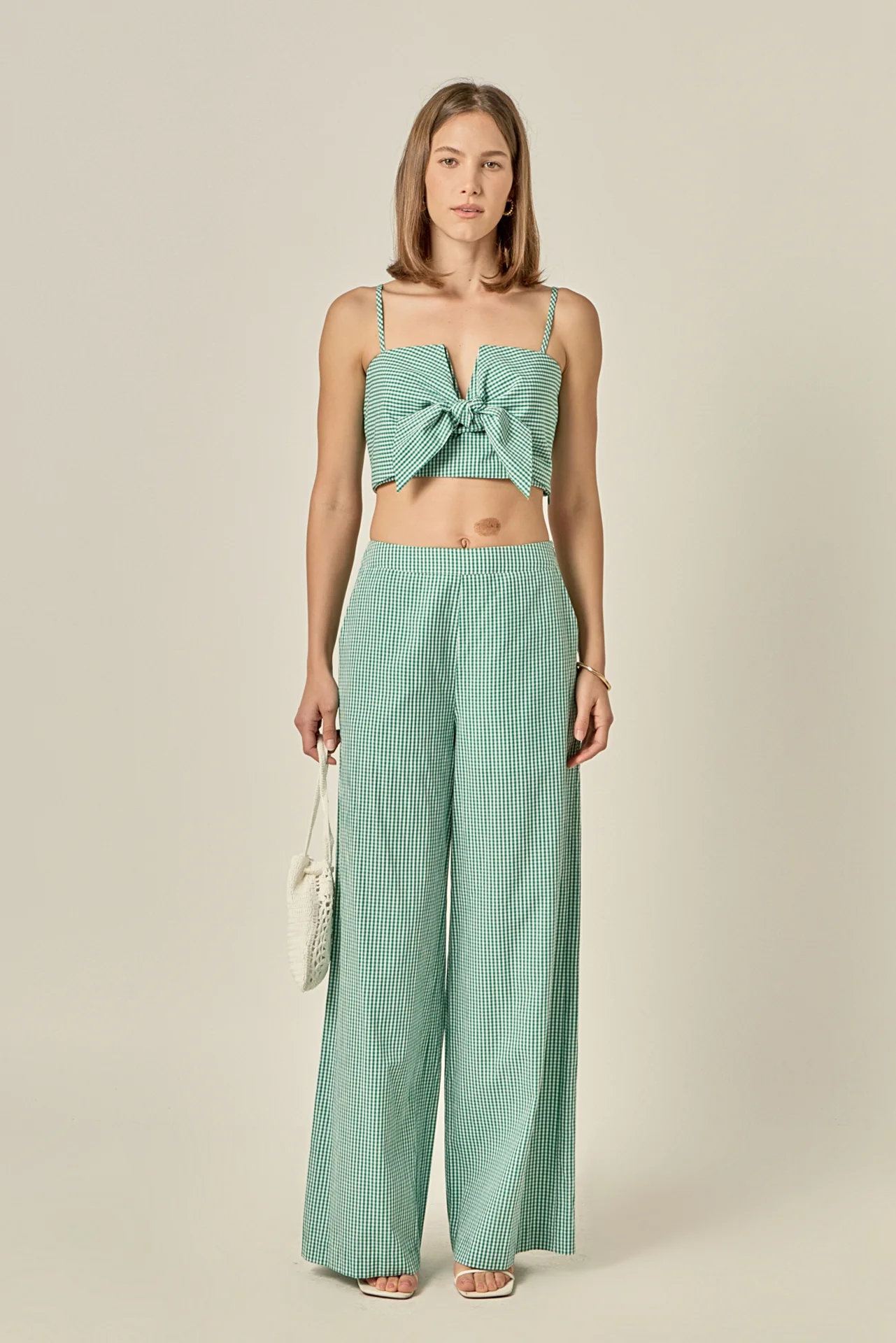 Gingham Culotte Breeze Pants - Image 14