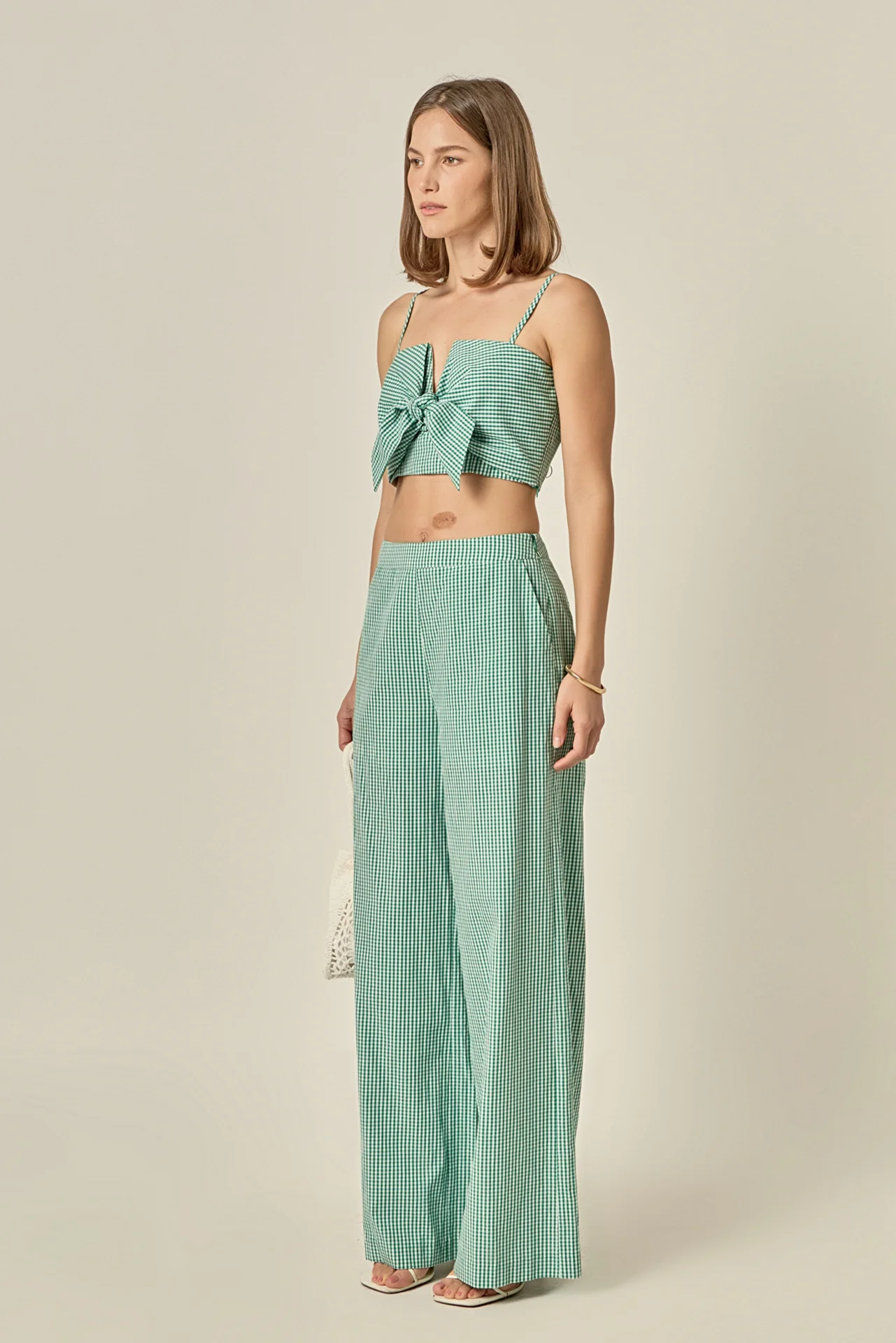 Gingham Culotte Breeze Pants - Image 16