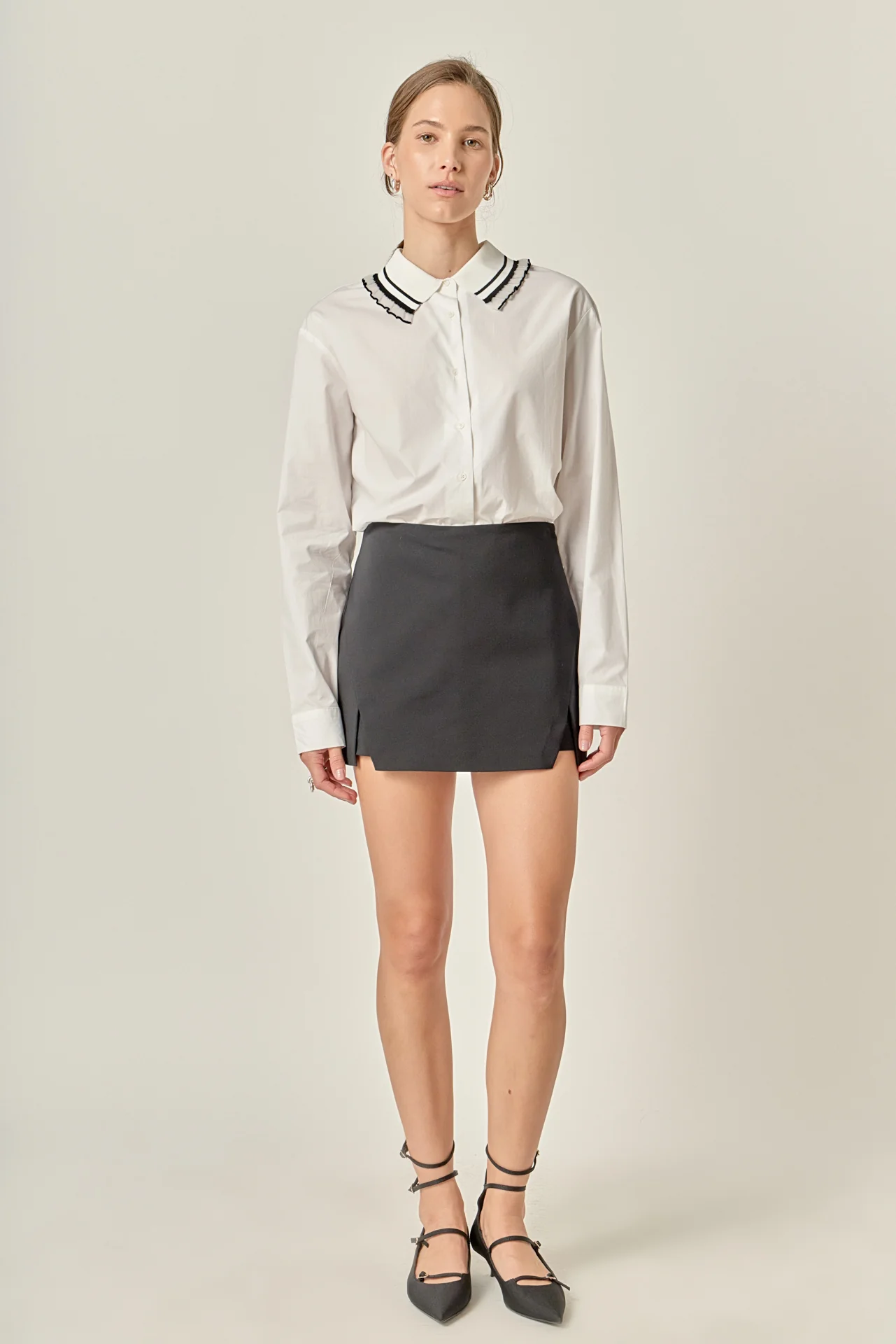 Collar Pointed Shirt
