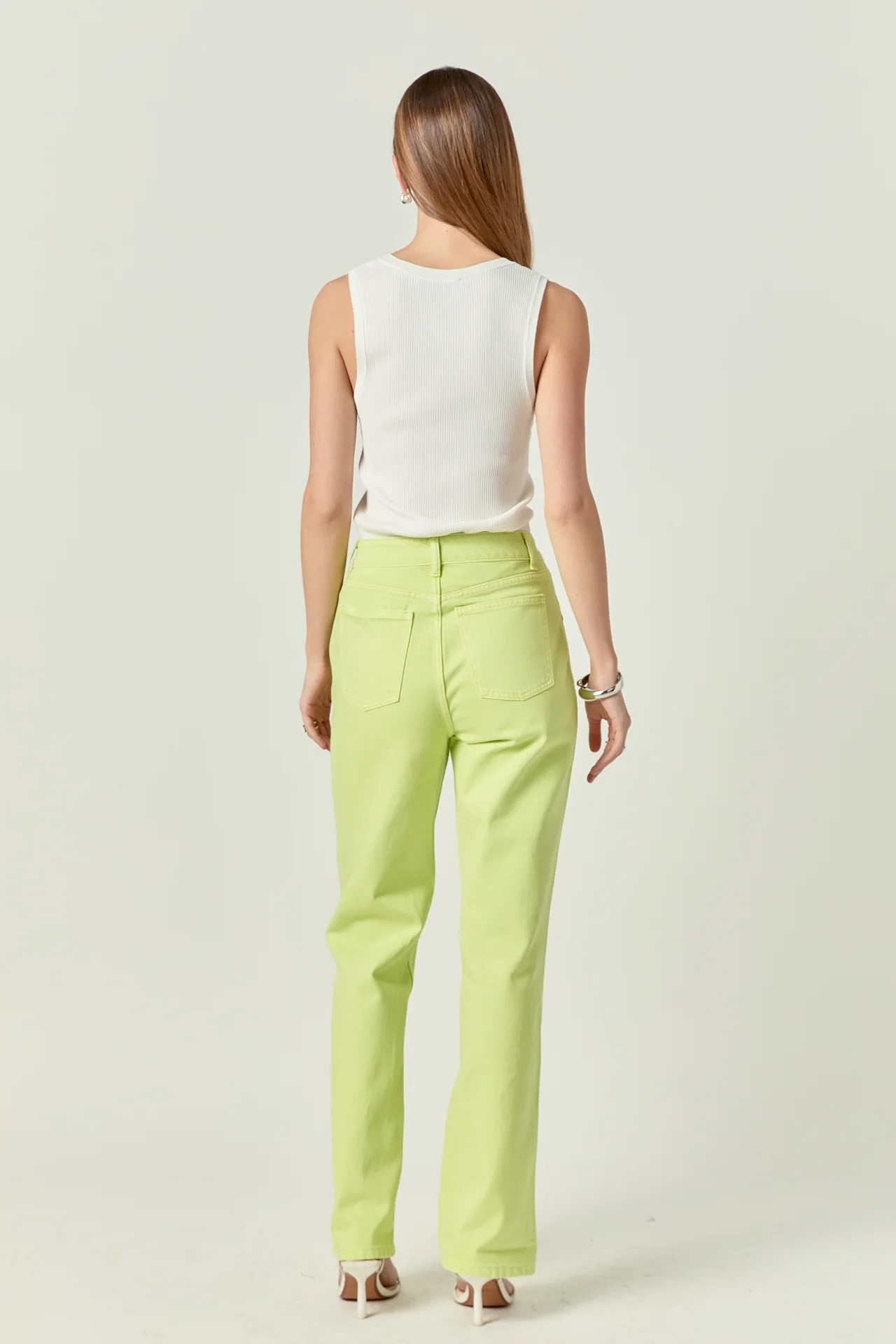 Color Full Length Wide Leg Jean - Image 21