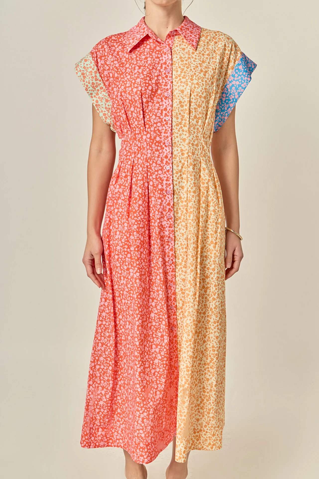 Bloom Block Midi Dress - Image 2
