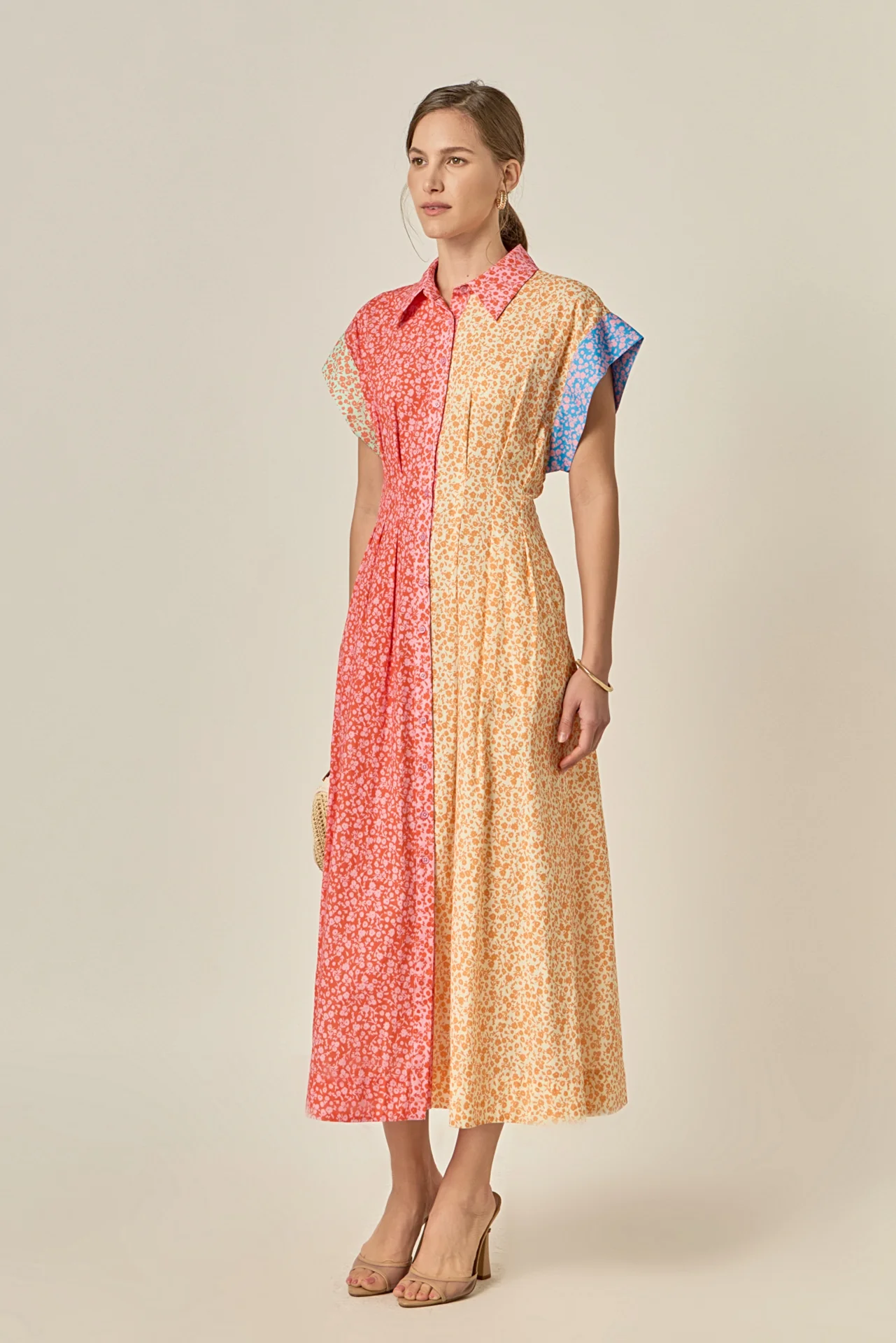 Bloom Block Midi Dress - Image 4