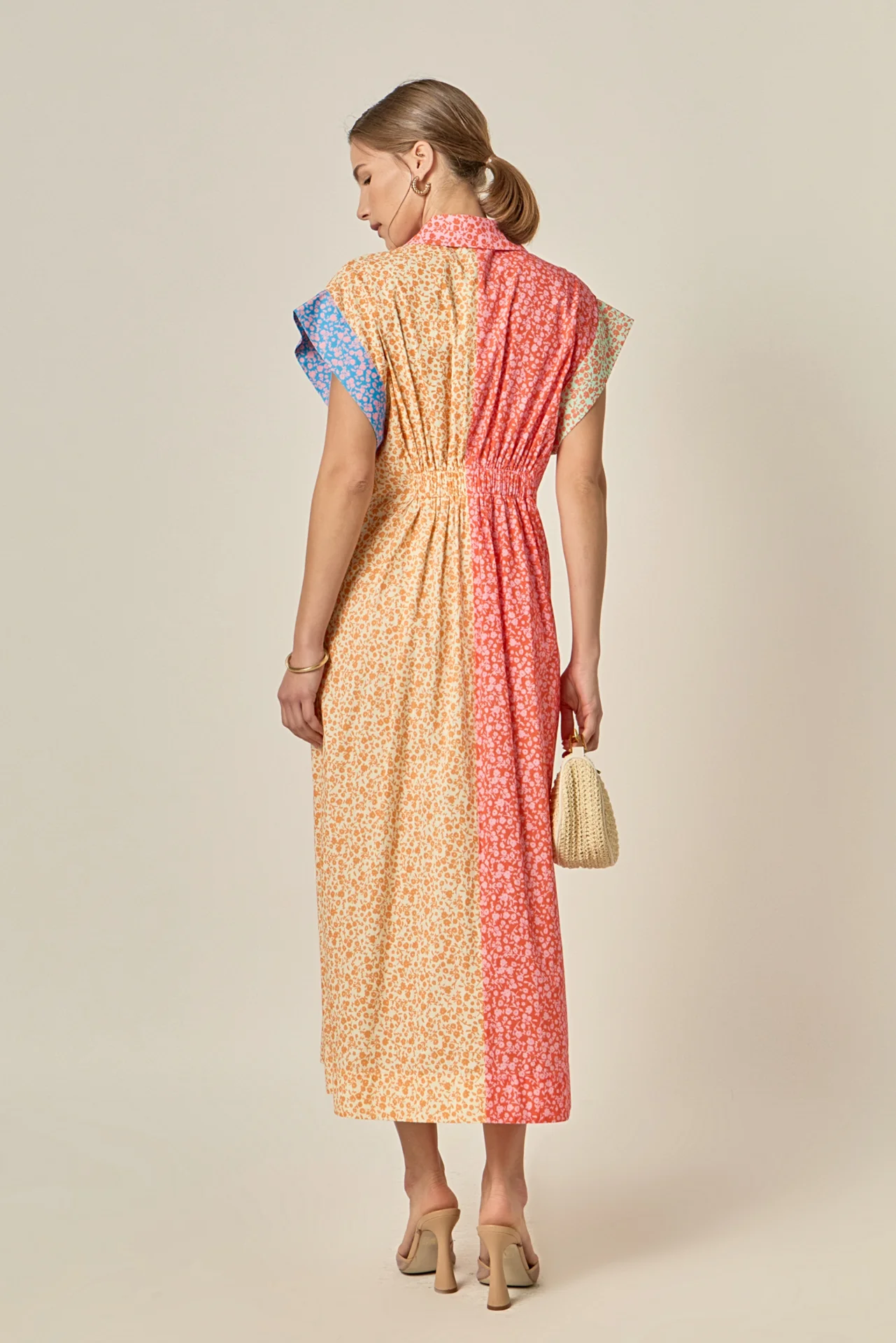 Bloom Block Midi Dress - Image 5