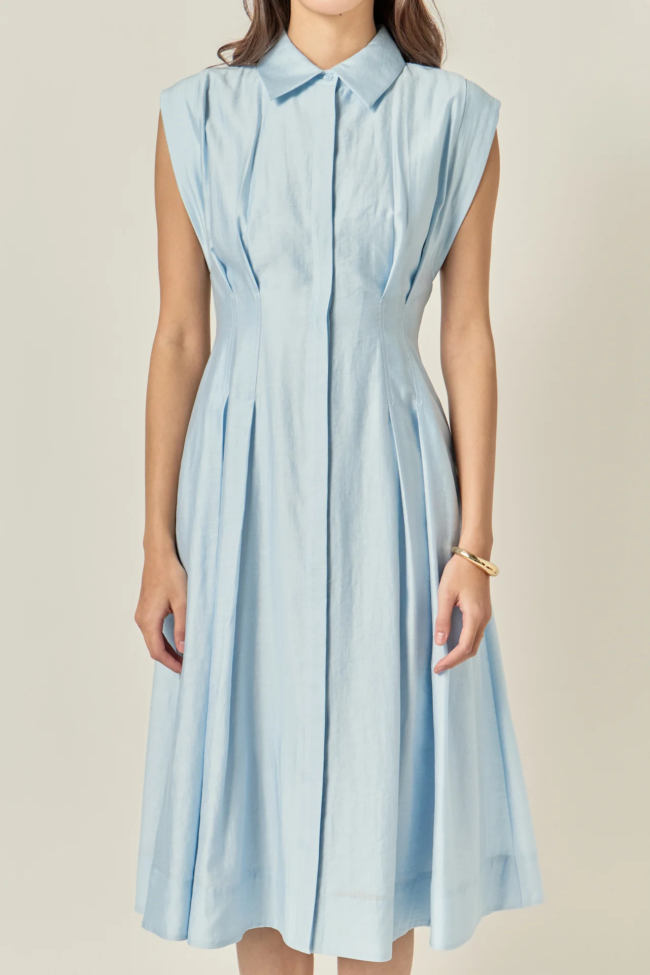 Contrast Stitch Midi Dress - Image 2