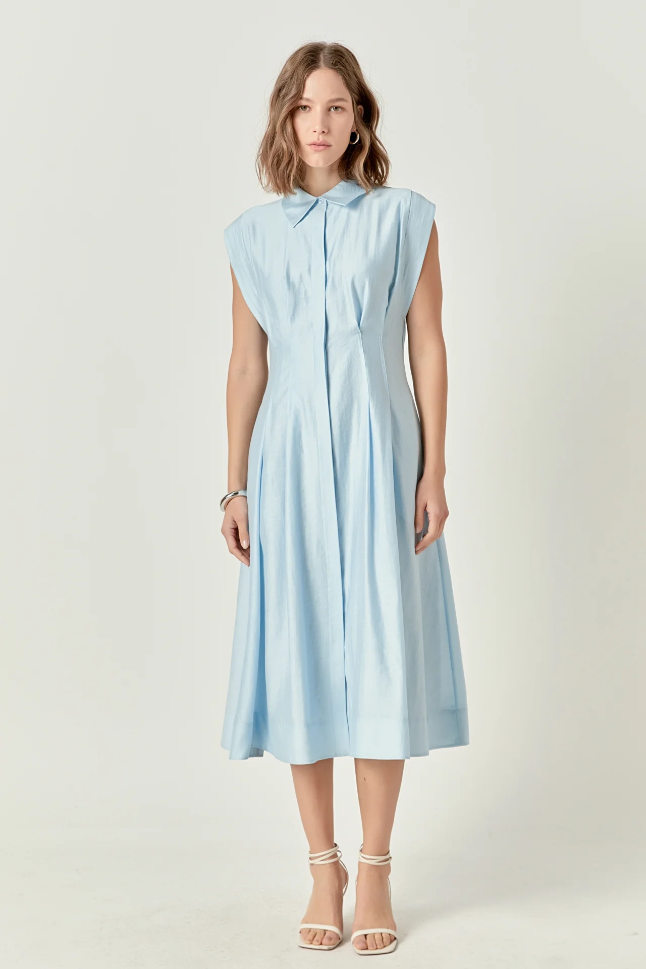 Contrast Stitch Midi Dress - Image 6