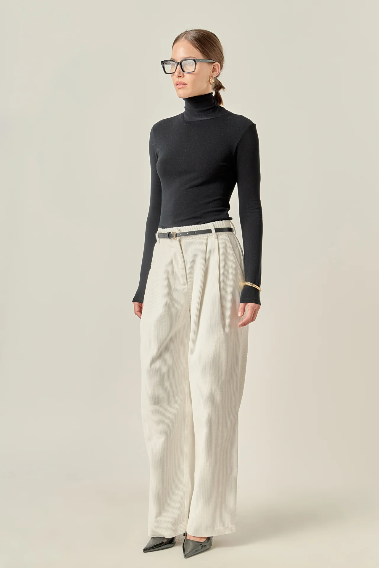 Corduroy Wide Pants