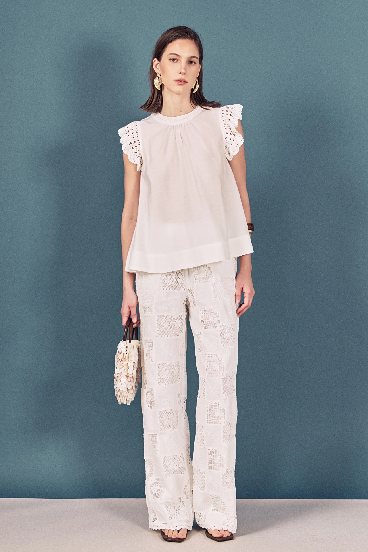Eloise Embroidered Pants - Image 5