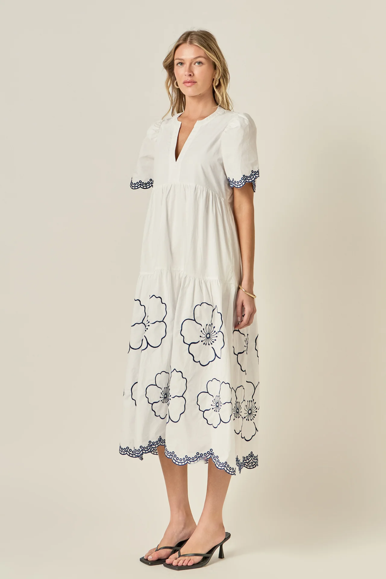 Blossom Edge Midi Dress - Image 4