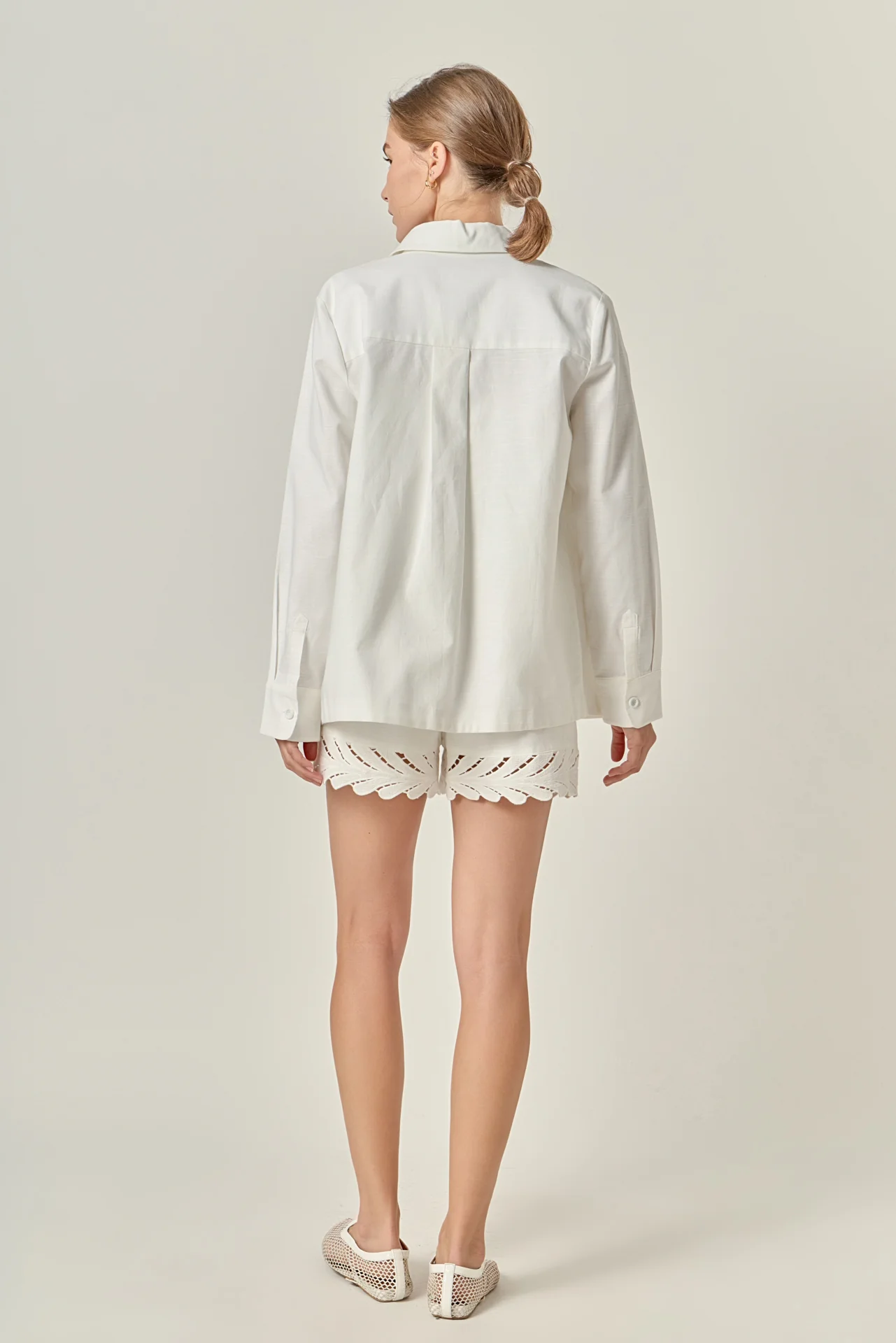 Embroidered Oversized Shirt - Image 5