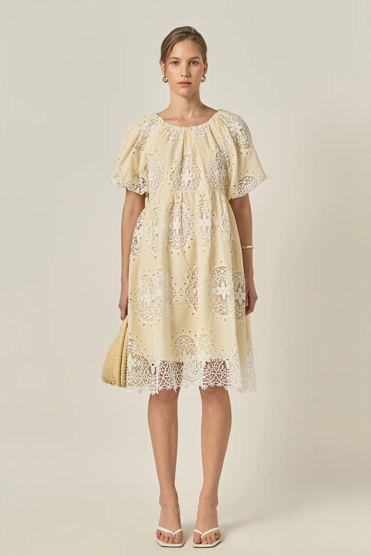 Amelie Eyelet Dress