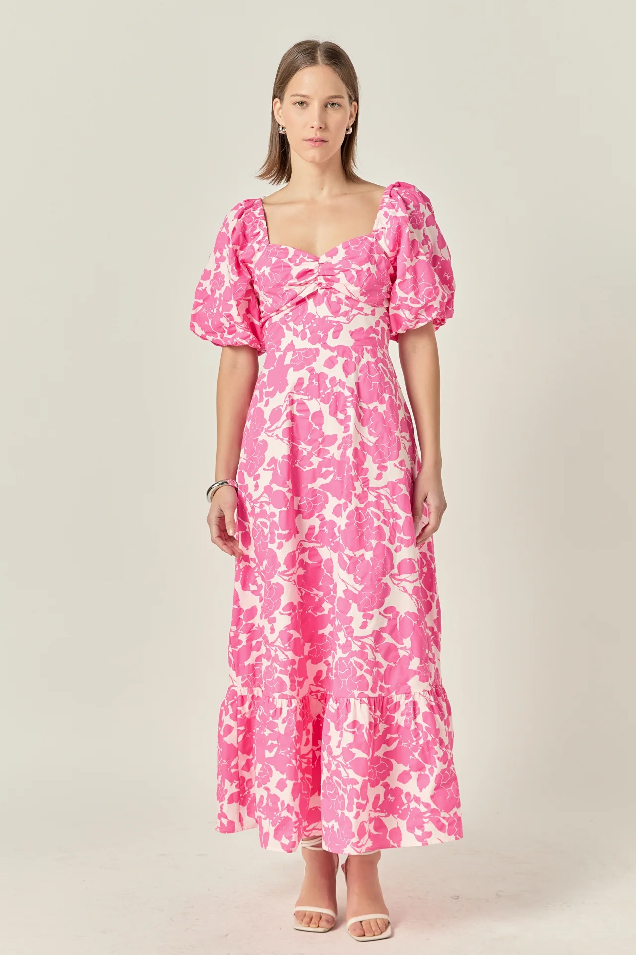 Floral Print Maxi Dress