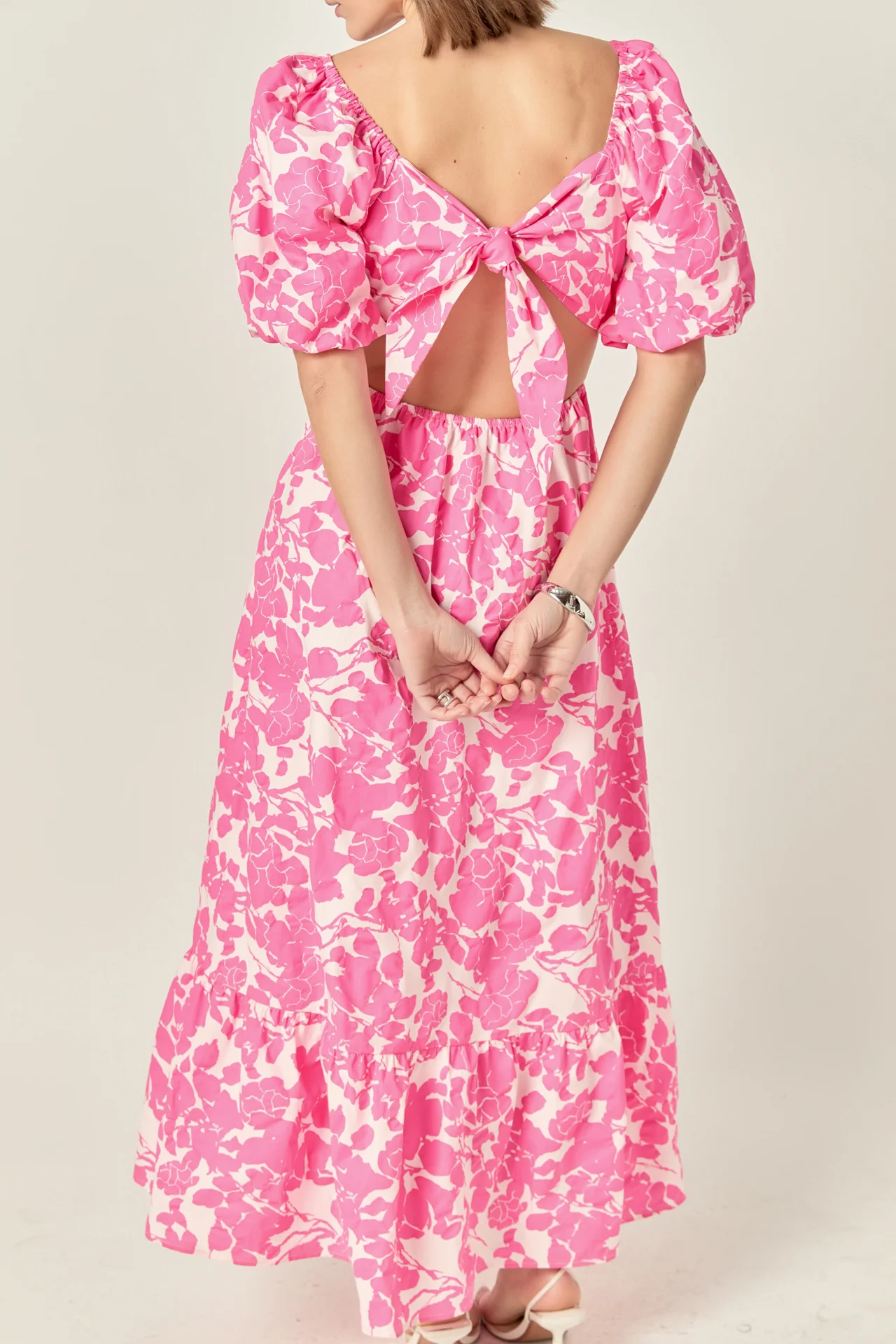 Floral Print Maxi Dress - Image 2