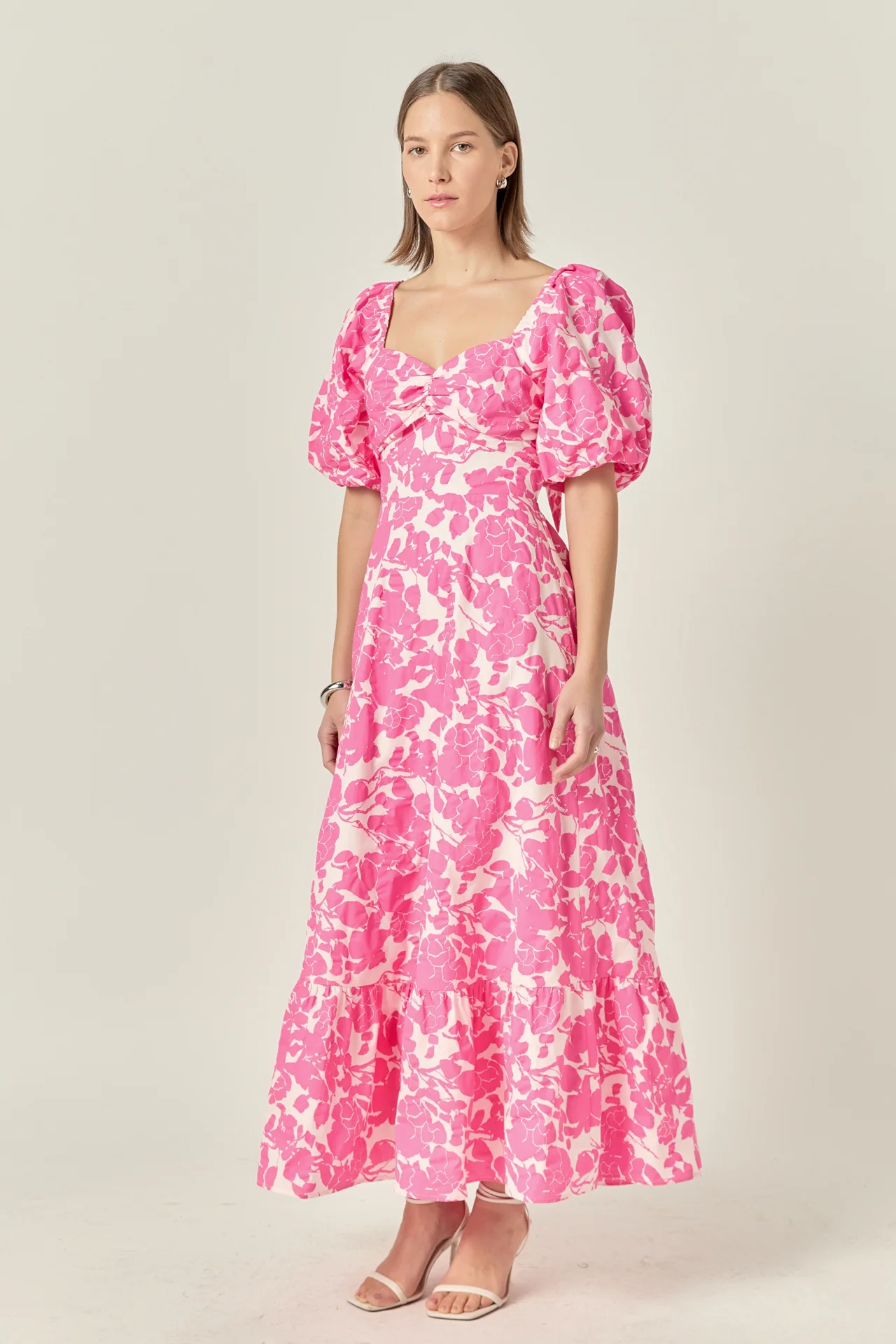 Floral Print Maxi Dress - Image 3