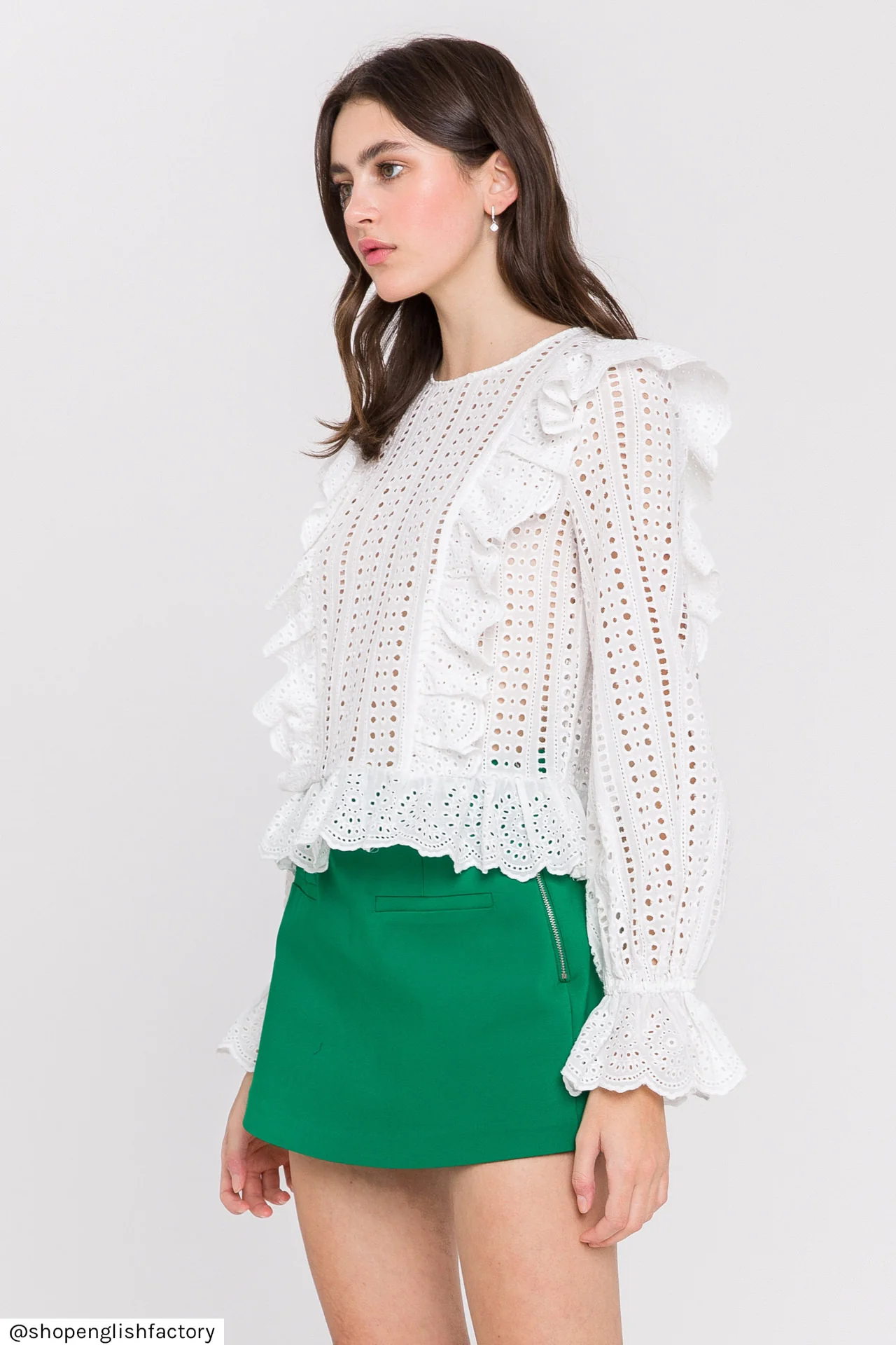 Front Welt Pockets Skort - Image 54
