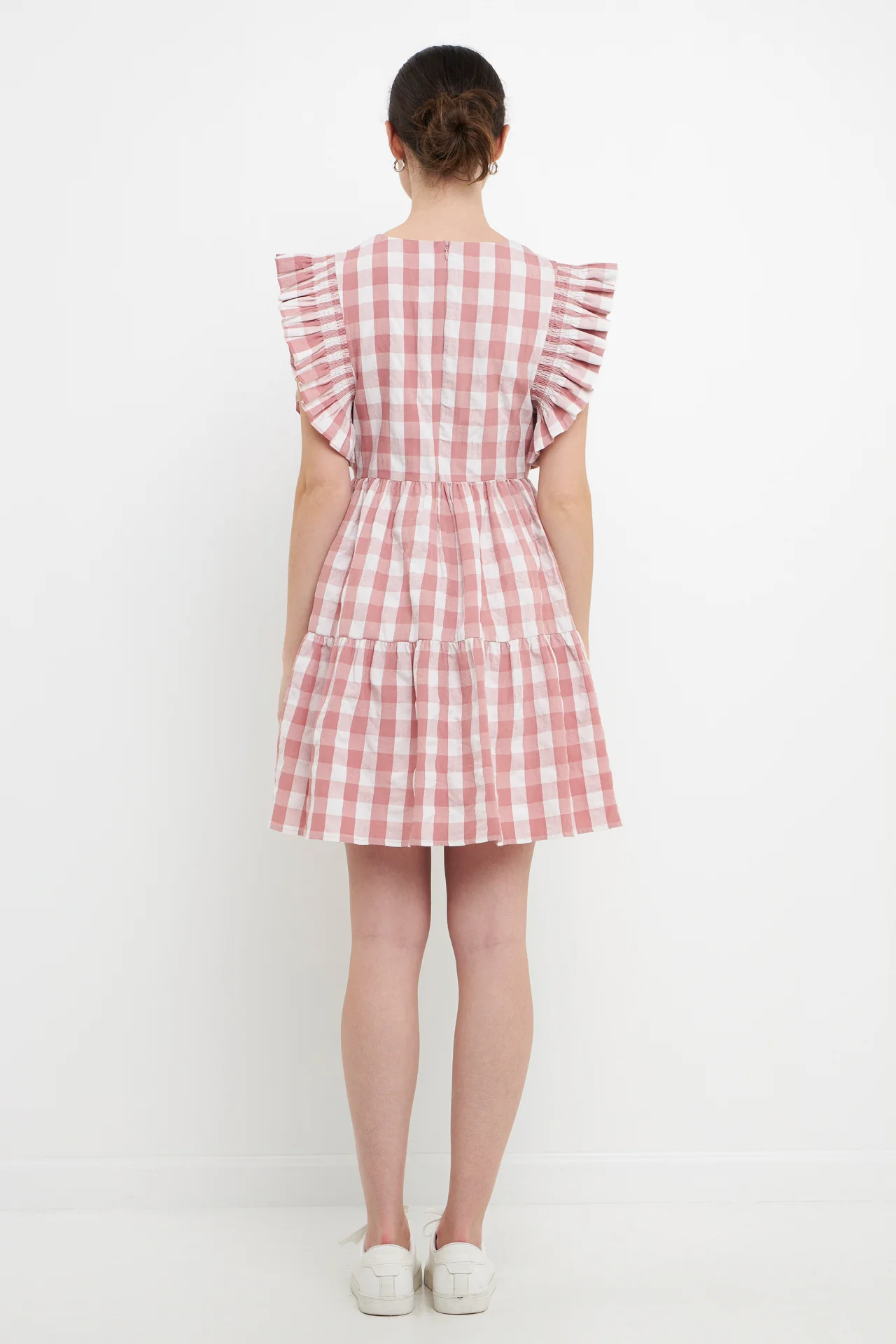 Gingham Mini Dress - Image 4