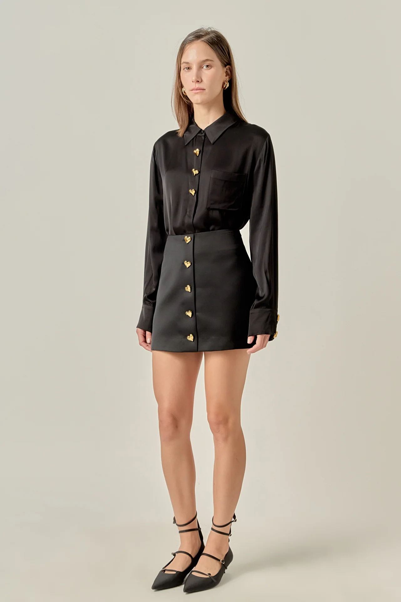 The Amoura Satin Skirt