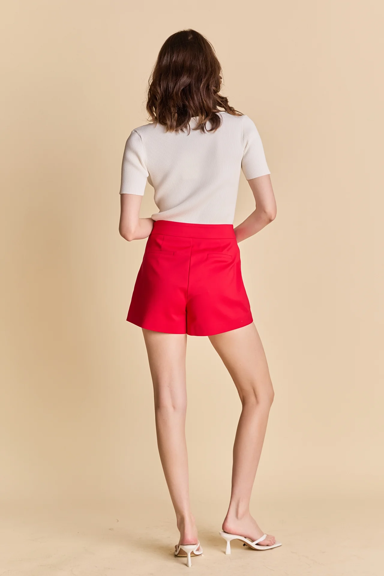 High Waisted Mini Shorts - Image 9