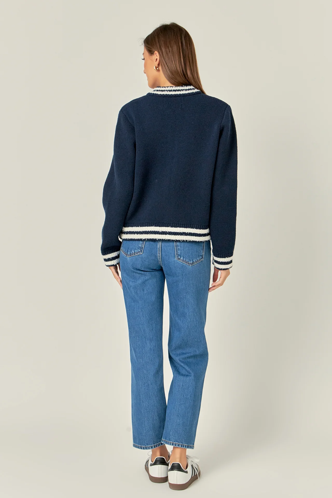 Knit Bomber Jacket - Image 4
