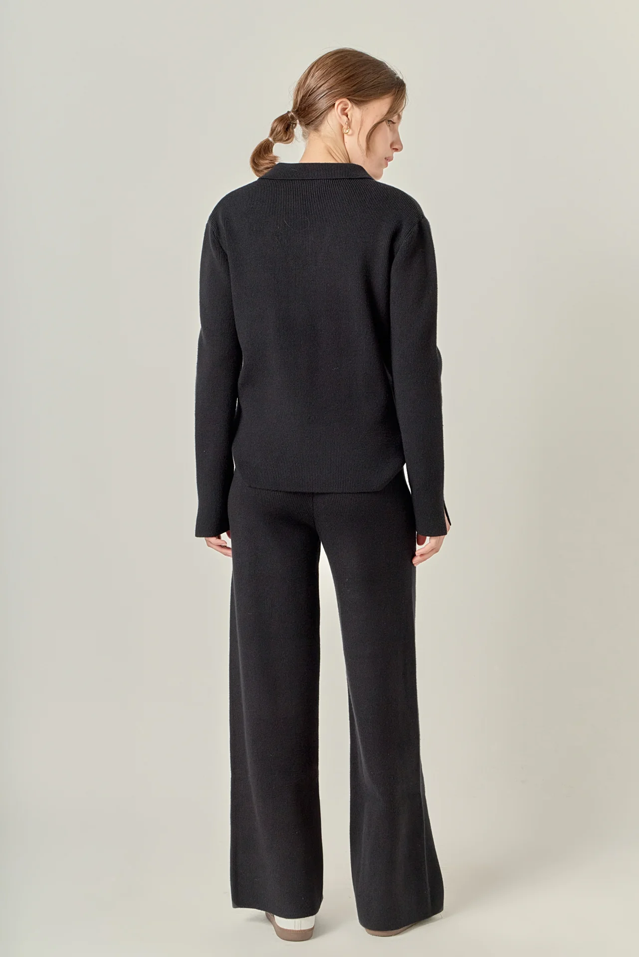 Knit Wide Pants - Image 11