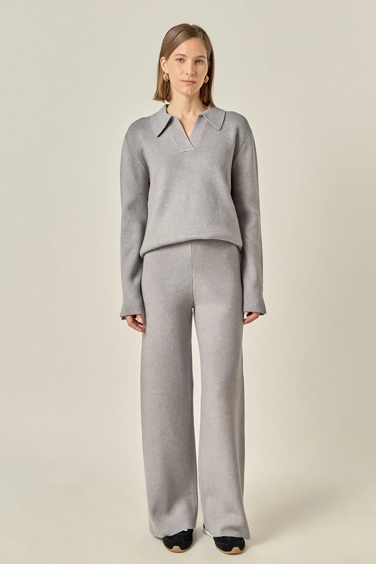 Knit Wide Pants - Image 13