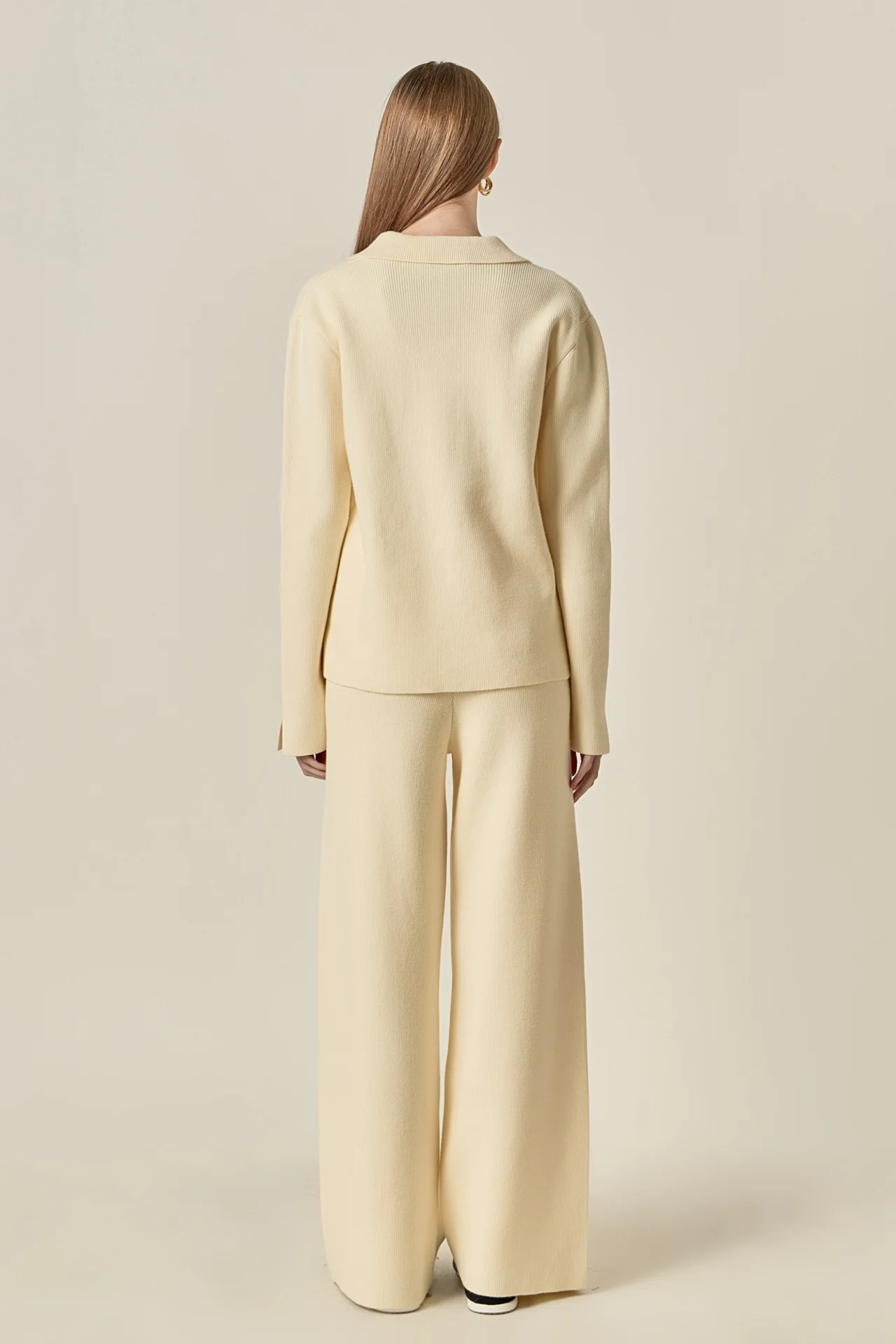 Knit Wide Pants - Image 4