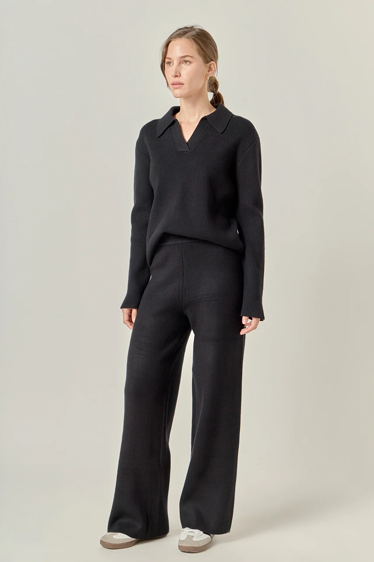 Knit Wide Pants - Image 8