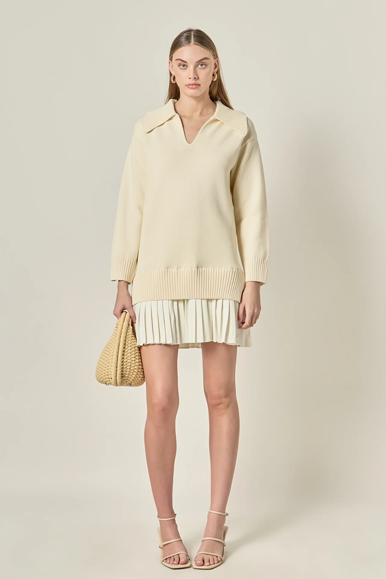 Layered Sweater Dress