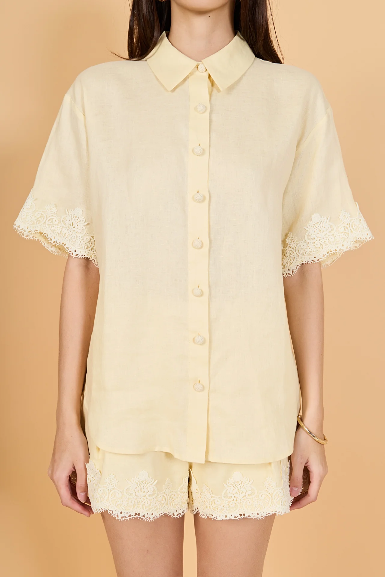 Linen Lace Shirt - Image 2