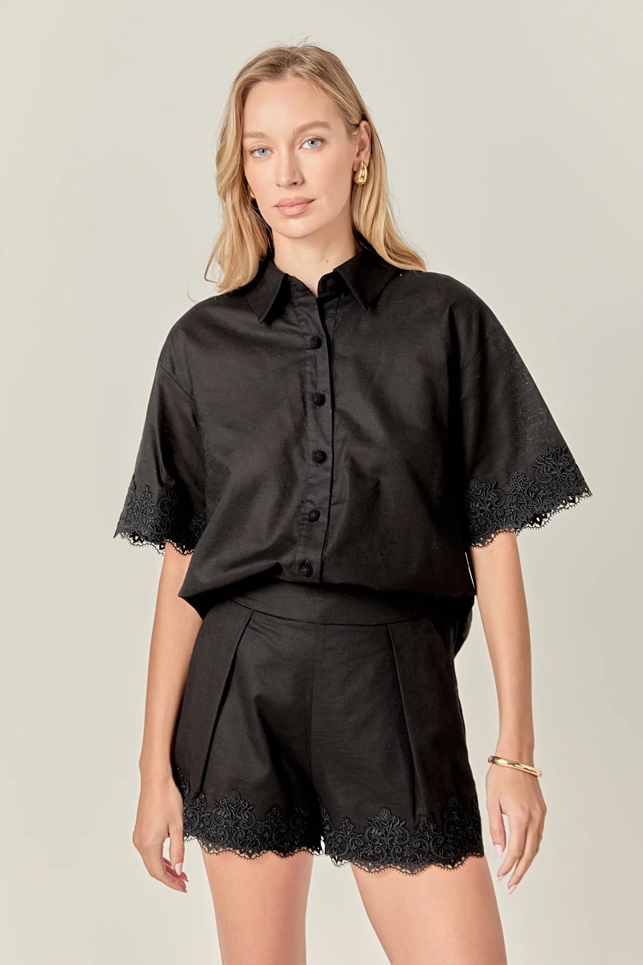 Linen Lace Shirt - Image 26