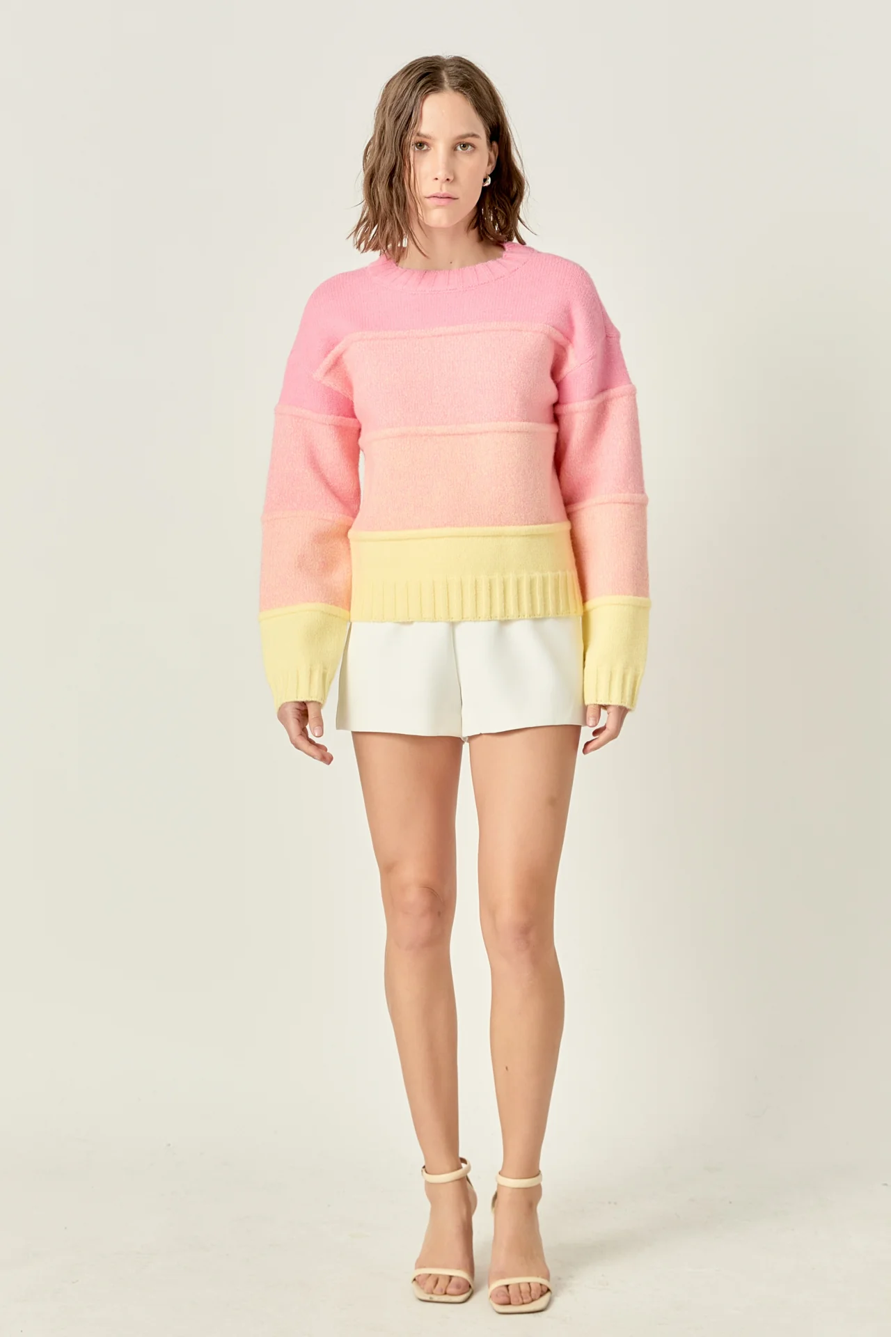 Ombre Crew Neck Sweater