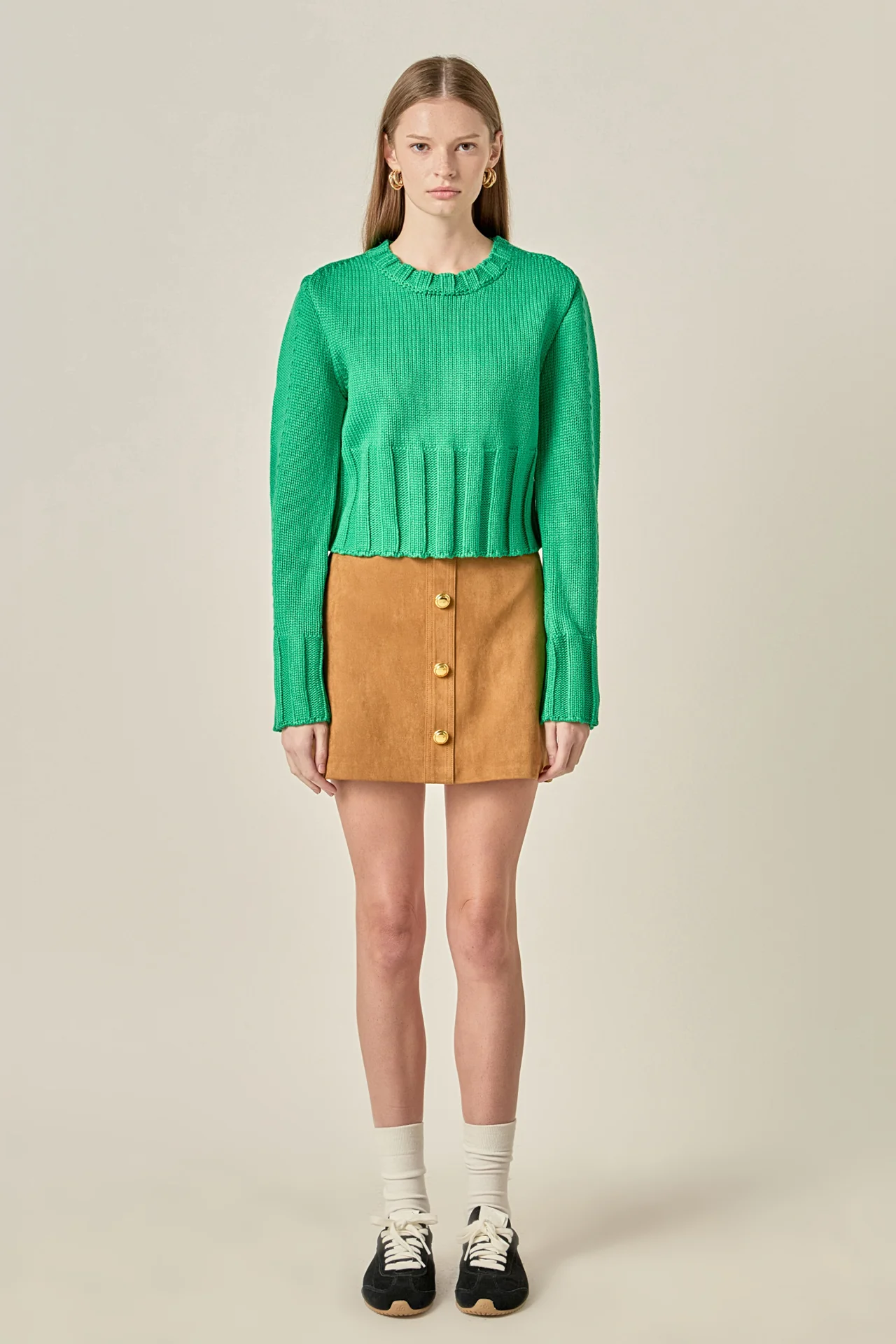 Open Back Cropped Sweater - Image 6