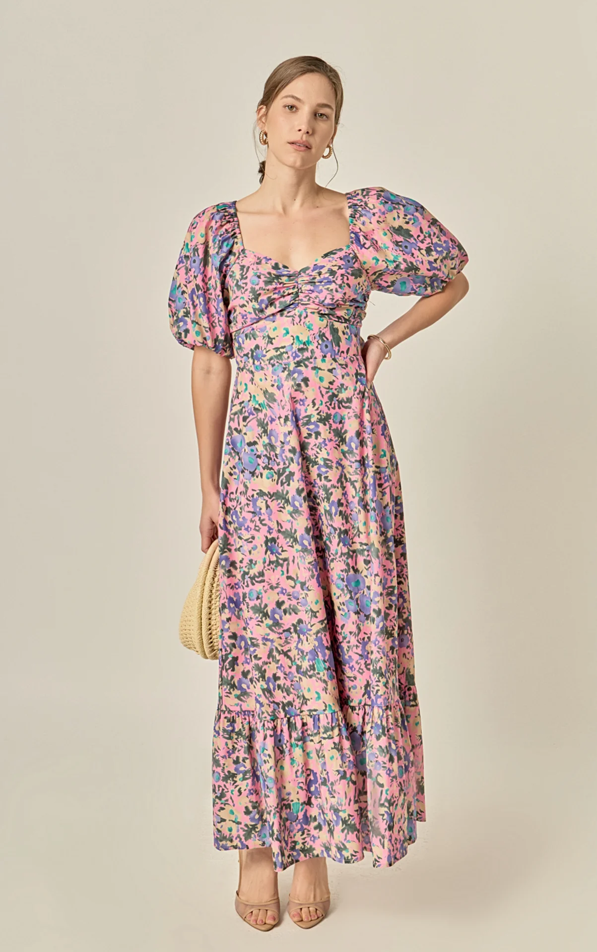 Open Back Tie Maxi Dress - Image 6